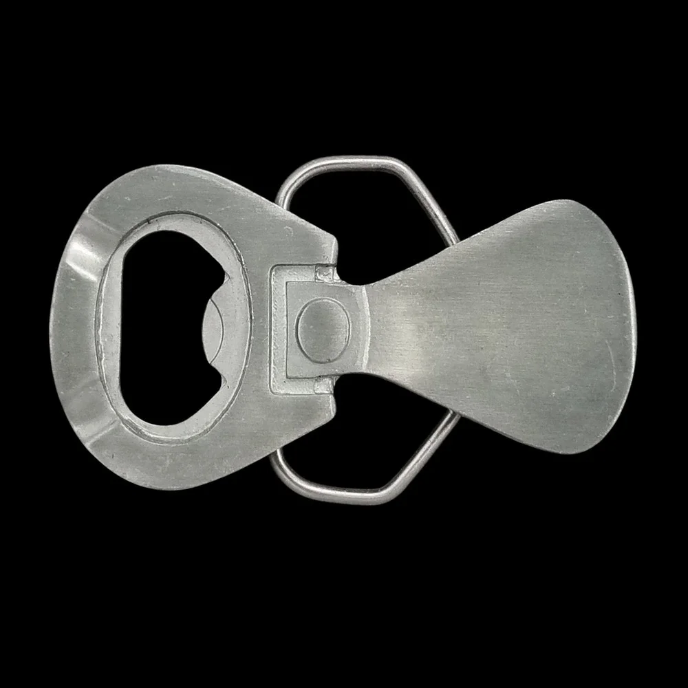 Great‎ American Products Bottle Opener Belt Buckle Fine Pewter Gray Tone
